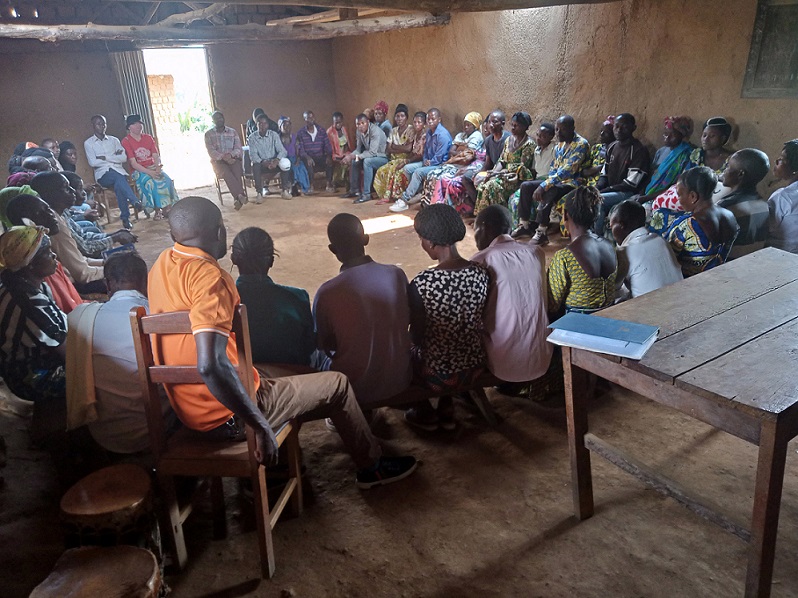 Visite des groupes de sociothérapie sevrés dans le territoire d’Idjwi